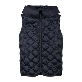 Luisa Cerano Gilet Outdoor in Piuma - - Jackets - Donna - Blu - XL