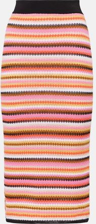 Missoni Cotton-blend midi skirt