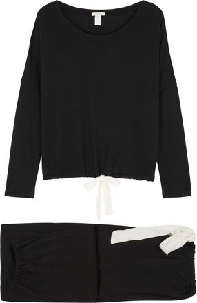 Eberjey Gisele Stretch-modal Pyjama set - Black - XS