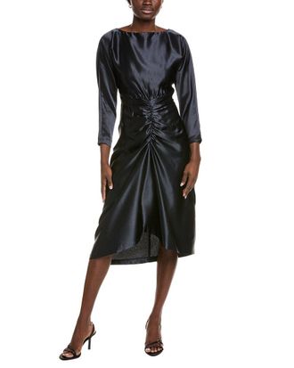 Julia Jordan Satin Midi Dress