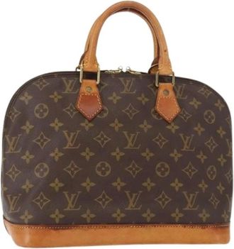 Louis Vuitton Pre-owned Handbags, female, Brown, Size: ONE SIZE Pre-owned Canvas Handbag