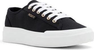 Roxy Marina Sneaker in Black at Nordstrom, Size 6.5