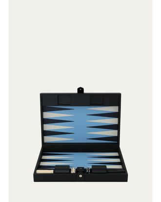 Smythson Panama Leather Medium Backgammon Case