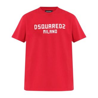 Dsquared2 Uomo, Top, Rosso, S, new