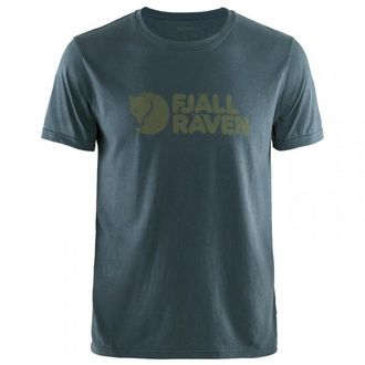 Fj&auml;llr&auml;ven Fj&auml;llr&auml;ven Logo T-Shirt f&uuml;r Herren | blau
