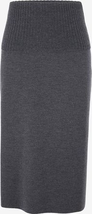 Gran Sasso Langer Maxirock mit gestricktem Bund