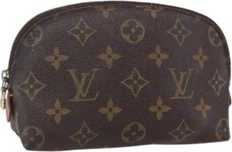 Louis Vuitton Pre-owned Clutches, female, Brown, Size: ONE SIZE Pre-owned Vintage Canvas Clutch