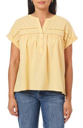 C&C California Helen Voile Popover Top in Jojoba at Nordstrom Rack, Size X-Large