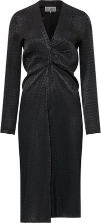 Maison Margiela Midi Kleedjes - Dames - Casual kleedjes - Zwart - M - Kleedjes