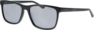 Jaguar 37182 Polarized 8840 Mens Sunglasses Black Size 57