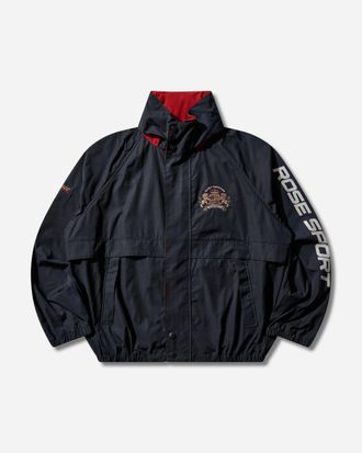 Martine Rose Waxed Anorak Blue Navy