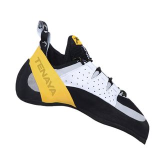 Tenaya Climbing Shoes Cat Feet Climbing Shoe, Unisex_Adult, Yellow and White, 11,5 UK