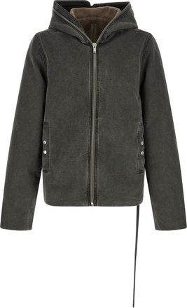 Rick Owens Cotton Full-Length Mens Jacket