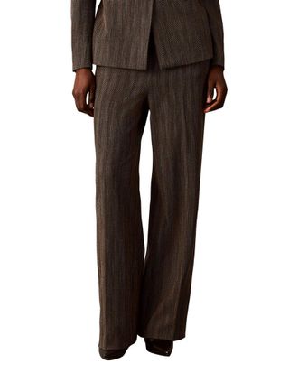 Calvin Klein Pull On Slash Pocket Wide Leg Pant
