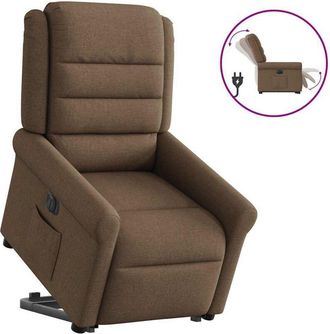 vidaXL Vidaxl - Sill&oacute;n El&eacute;ctrico Reclinable Elevable De Tela Marr&oacute;n