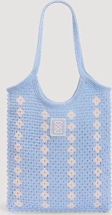 Sandro Two-tone crochet bag