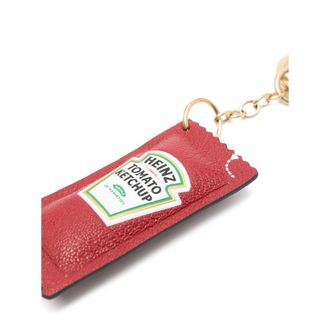 Anya Hindmarch Calf Leather Keychain - Red
