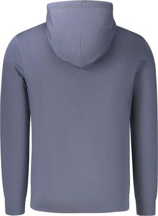 Calvin Klein Logo-Appliqu&eacute; Cotton Hoodie - Blue