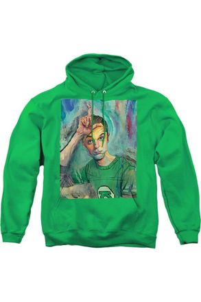 Gildan Big Bang Theory Sheldon Painting Adult Pull Over Hoodie / Hooded Sweatshirt