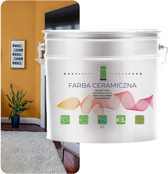OEM Pintura Cer&aacute;mica Para Pared Lavable Oro Terracota Claro 2l Resistente A Las Manchas