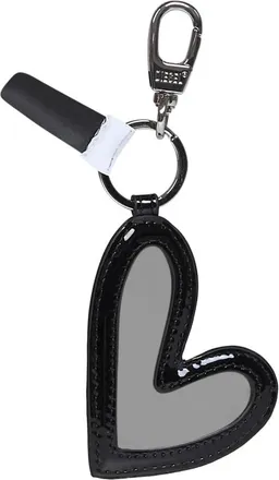 Diesel Accessoires, Dames, Zwart, ONE Size, Play Mirror Patent Sleutelhanger