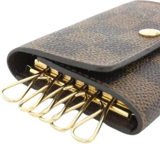 Louis Vuitton Pre-owned Accessories, female, Brown, Size: ONE SIZE Pre-owned Canvas key-holders