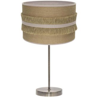 Fabrilamp Sobremesa Grande Natalia 1xe27 Cuero/saco-beis 62x30x30 Cm