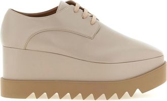 Stella McCartney Schoenen, Dames, Beige, 34 1/2 EU, Elyse Veterschoen