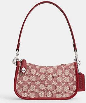 Coach Swinger Bag 20 In Signature Jacquard