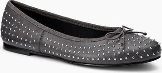 Hotter Womens Ebba Womens Wide Fit Ballerina Pumps - Black - Size: 5.5