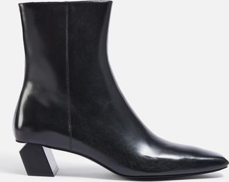 Alexander Wang Dames Alexander Wang Toni 45 Leren Laarzen met Hak in Zwart