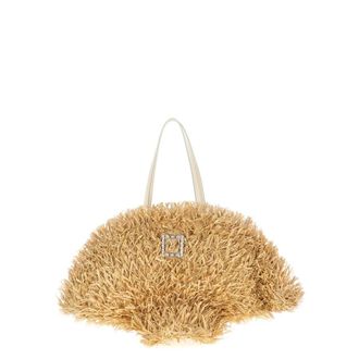 Roger Vivier tres Vivier Panier Large Shopping Bag