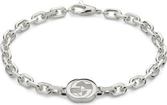 Gucci Interlocking G Ketting Armband - Dames - Armbanden - Grijs - 56 MM - Accessoires