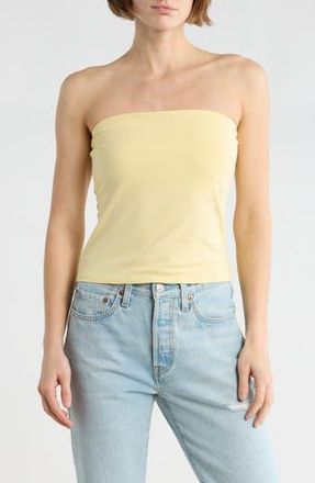 Abound Knit Tube Top in Yellow Begonia at Nordstrom Rack, Size X-Large