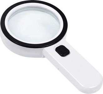 OEM Lupa De Lectura Led, 30x, Blanco/negro