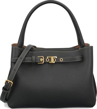 Tod's Borsa tote con fibbia - Nero