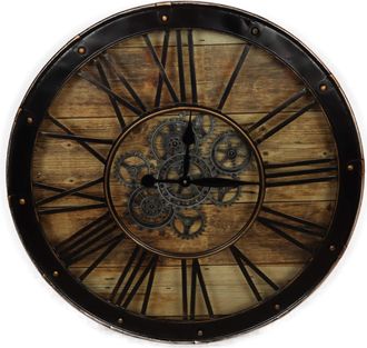 Schubiger M&ouml;bel Wanduhr Metall D: 80 cm