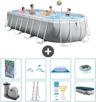 Intex Piscina Prism Frame Oval - 610x305x122 Cm - 9-piezas S595