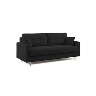 Divani.Store Megan Sof&aacute; Convertible En Microfibra Extra&iacute;ble 168 Cm (mat. 120x197) Negro