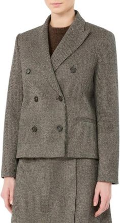 Max Mara Jacket - Dames - Blazers - Bruin - M - Katoen - Jassen