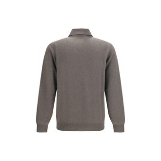 Brunello Cucinelli Cashmere Knit Polo Shirt - Brown