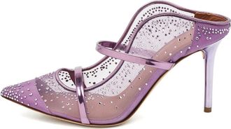 Malone Souliers Mules Maureen con cristalli - Viola