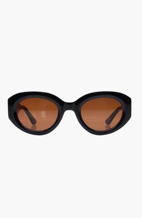 Reality Eyewear Luxe Voltaire Sunglasses in Onyx at Nordstrom