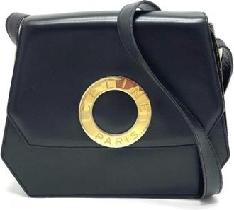 Celine Pre-owned Cross Body Bags, female, Black, Size: ONE SIZE Pre-owned Vintage Cross Body Bag