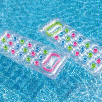 Trade Shop Trade Shop - Materassino Gonfiabile 188x71cm Trasparente Con 18 Fori Materasso Piscina Mare 019966