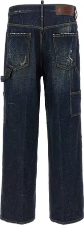 Dsquared2 Loose Carpenter Jeans - Dark Blue