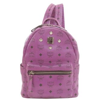 MCM Mcm Purple Pvc Backpack (Pre-Owned)