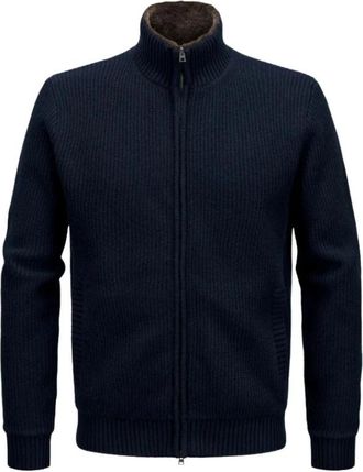 Herno Resort Cardigan - Heren - Vesten - Blauw - L - Truien & Vesten