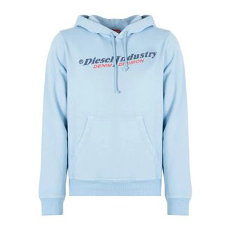 Diesel S-Ginn Hood Ind - - Sweatshirts & Hoodies - Uomo - Blu - M