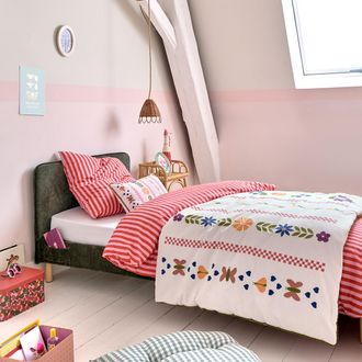 La Redoute Interieurs Gewatteerde kinderdekbed, met bloemmotief, Papilio